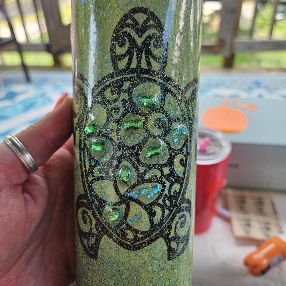 Handmade tumblers epoxy
